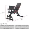 Adjustable Workout Bench for Home Gym | 7 Positions, High Stability, Comfort & Support for Full-Body Workouts