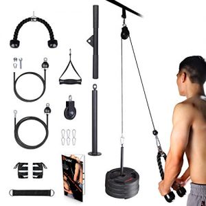 BZK 3 in 1 Upgraded LAT and Lift Pulley System Gym