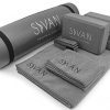 Sivan Health and Fitness Yoga Set 6-Piece– Includes 1/2" Ultra Thick