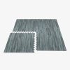 Forest Floor 3/8" Thick Printed Wood Grain Interlocking Foam Floor Mats