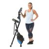 Exerpeutic Bluetooth Smart Foldable Bike with Resistance Bands