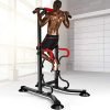 CEspace Home Pull Up Dip Stand Power Tower Adjustable