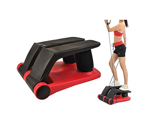 INTBUYING Stepper Climber Fitness Machine Resistant Cord Step