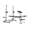 Weider Platinum Utility Bench, Squat Rack, Black