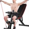 Foldable Adjustable Weight Bench for Home Gym Workouts