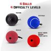 Boxing Reflex Ball Set, 4 Difficulty Level Training Balls On String