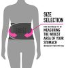 Sweet Sweat Waist Trimmer for Men & Women Black/Pink