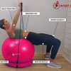 Intent Sports Yoga Ball Chair – Stability Ball with Inflatable Stability Base