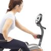 Marcy Recumbent Exercise Bike ME-709: Easy Access, 8 Resistance Levels, and Comfortable Design for Home Workouts