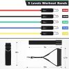 Whatafit Resistance Bands Set (11pcs), Exercise Bands with Door Anchor