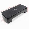 Valor Fitness Aerobic Stepper - Adjustable Exercise Step Platform