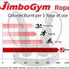 JimboGym Speed Jump Rope, Adjustable - for Adults and Kids