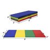 4'x8'x2 Gymnastics Mat Folding PU Panel Gym Fitness Exercise