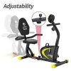 pooboo Magnetic Recumbent Exercise Bike with 8 Levels