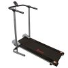 Sunny Health & Fitness Manual Walking Treadmill with LCD Display