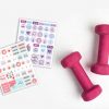 Lamare Fitness planner stickers for planner