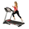 Sunny Health & Fitness Electric Folding Treadmill with LCD