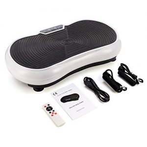 ZELUS Vibration Plate Exercise Machine with Resistance Bands