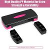 Goplus Step Platform, 26" Adjustable Aerobic Exercise Step Deck