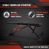FLYBIRD Adjustable Weight Bench, Foldale Workout Bench