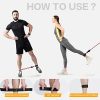 FITFIT Resistance Bands Set, 5-Piece Exercise Bands with Handles
