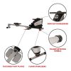 Sunny Health & Fitness Dual Function Magnetic Rowing Machine – SF-RW5622 | Foldable Rower with Digital Monitor & Step Plates