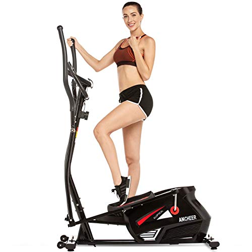 ANCHEER Magnetic Elliptical Machine, Quiet & Smooth Driven
