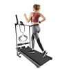 Home Mechanical Treadmill Folding Shock-Absorbing No-Electric