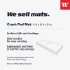 8-Inch Thick Bi-Folding Gymnastics Crash Landing Mat – Perfect for Safe Practice and Easy Storage