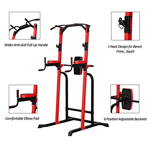 Power Tower Dip Stands Multi-Function Pull-Up Bars