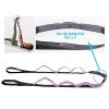 A AZURELIFE Stretch Strap with 11 Loops, Elastic Stretching Strap Band
