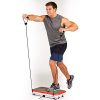 Powerfit Elite Vibration Plate Exercise Machine with Loop Resistance Bands