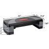 SAVWAY 31" Aerobic Steppers for Exercise, Step Up Exercise Platform