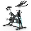 pooboo Pro Indoor Cycling Bike Stationary, Magnetic Resistance Belt