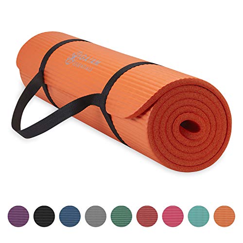 Gaiam Essentials Thick Yoga Mat Fitness, Exercise Mat