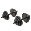 Sunny Health & Fitness Exercise Vinyl 40 Lb Dumbbell Set