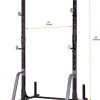 Adjustable Squat Rack Weight and Bar Holder for Home Fitness