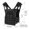 TACWINGS Tactical Vest, Modular Lightweight Durable Tactical Gear