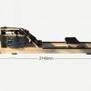 Transform Your Fitness with Water Resistance Rowing Machine – Durable Wooden Rower with App