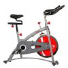 Bike Belt Drive Indoor Cycling Bike with LCD Monitor