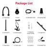 18pcs Cable Pulley System, DIY Home Gym Fitness LAT and Triceps Rope