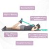 Yoga Stretch Strap, Cotton Non Elastic Multi Loop 80 inch