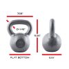 WF Athletic Supply Hammerstone Cast Iron Kettlebell