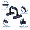 Xahpower Push Up Bars - Strength Training Stands with Steel Grip Bar