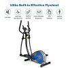 Goplus Elliptical Machine, Portable Magnetic Elliptical Trainer Cardio