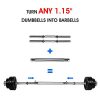 Adjustable Dumbbells 105 to 200 lbs with Connector Options