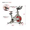 Sunny Health & Fitness Indoor Cycling Bike with 40 LB Flywheel