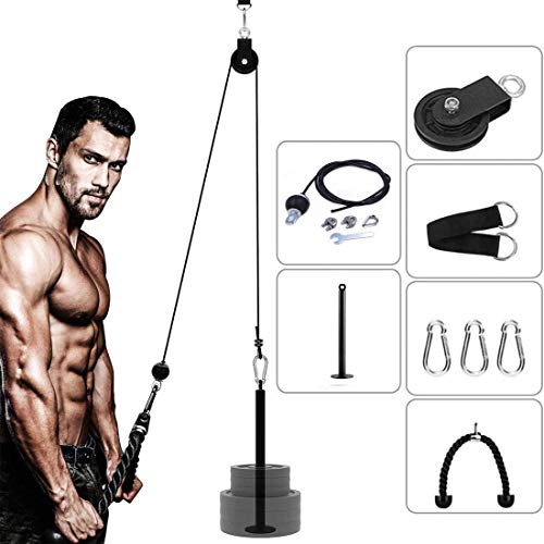 ANMKOT Pulley System Gym,LAT Pull Downs Arm Strength Training