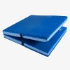 Safety with We Sell Mats 4-Inch Thick Bifolding Crash Landing Mat: Ideal for Tumbling, Back Handspring Training, and Cheerleading, 4'x8' Blue Mat