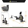CIRCUIT FITNESS Circuit Fitness Deluxe Foldable Magnetic Rowing Machine